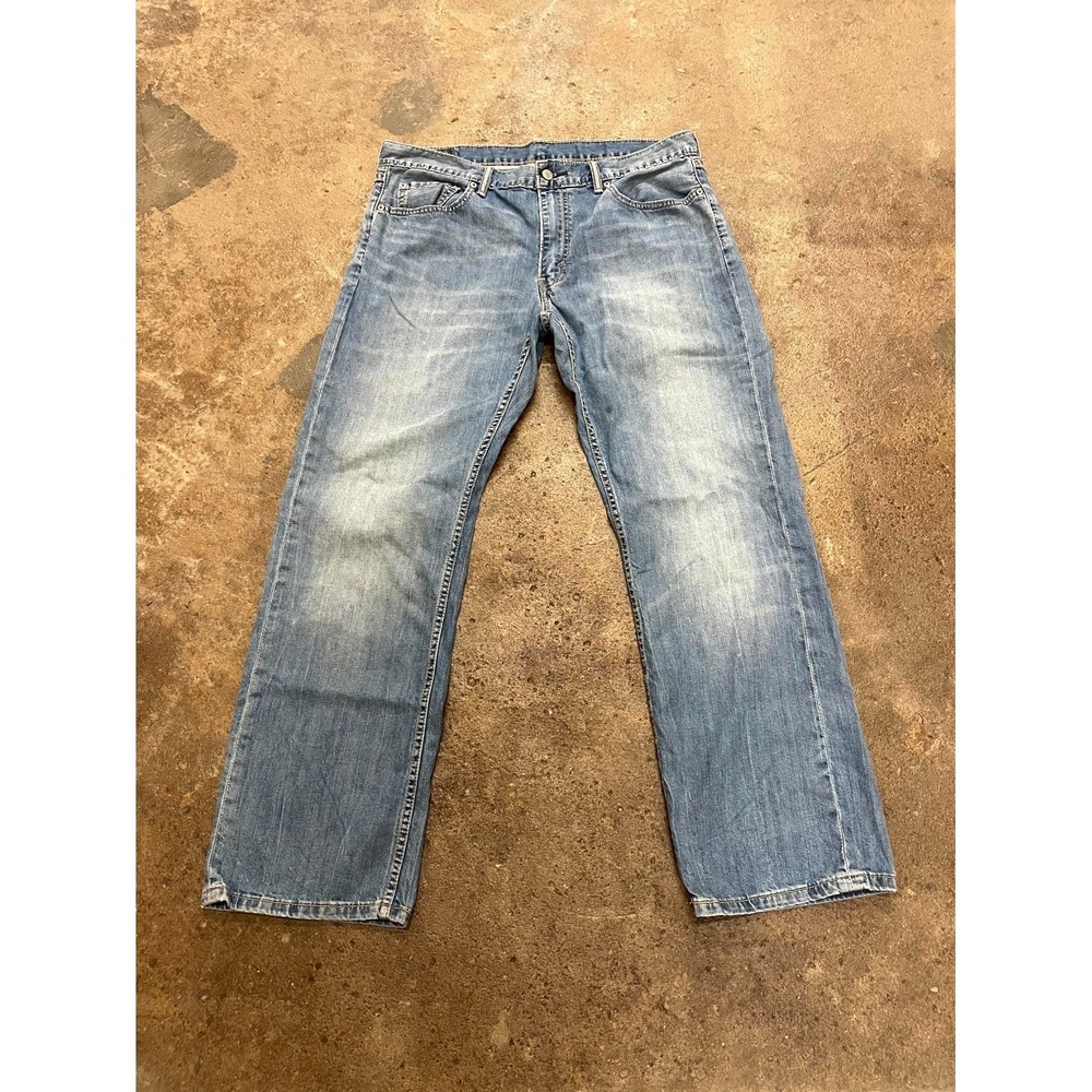 Levi's 559 Relaxed Fit Jeans Mens 36x30 Blue Denim Cotton Mid‎ Rise Straight Leg
